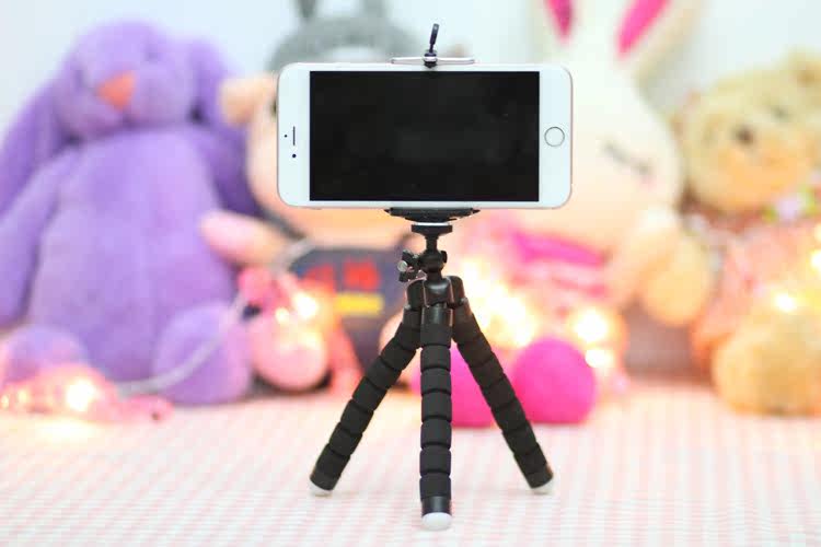 皮皮八爪鱼直播网红手机桌面支架映客抖音快手