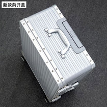 New large - capacity aluminum box silent all - wheel business travel boarding box 20 inch password luggage bar box 24 inches