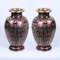 Egg Altar Style Bottle Pakistan Bronzer Bronze Vase Floral Flower Arrangement Pendulum handcraft