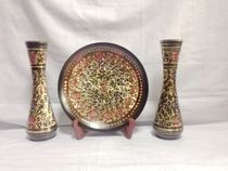 Copper vase cover case Pakistan bronze ware copper disc