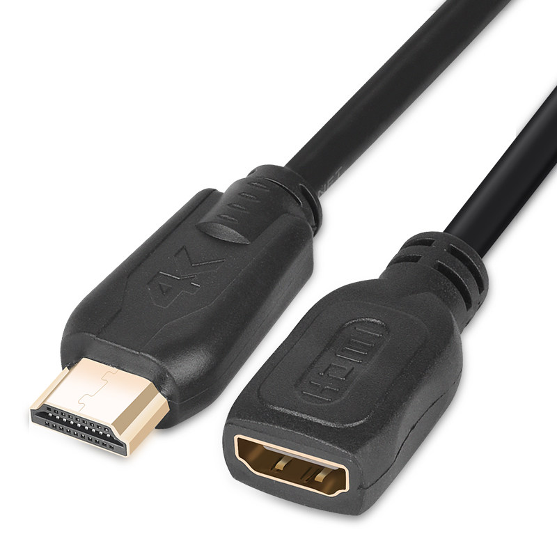 tj hdmi延长线加长线公对母高清线公转母转接头对接头1米2米3 5米