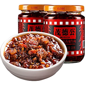 【茂德公】魔鬼特辣蒜蓉牛肉酱225g*2