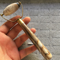 Fine Myanmar natural ice tree tree tree Jade handmade massage stick plant silicified wood carp Health stick