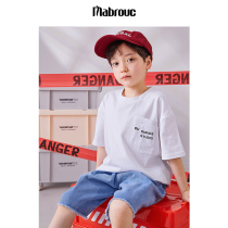 denim shorts summer new summer children boy baby children outerwear pants mid length pants summer thin trendy