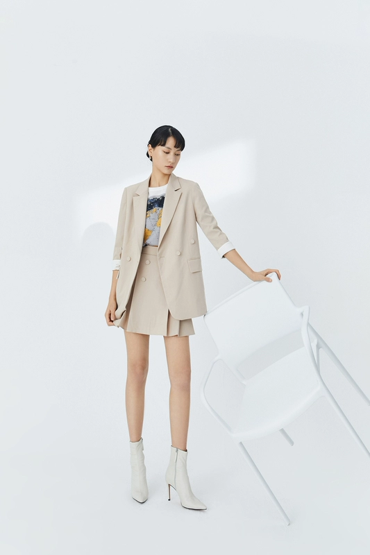 [Ngôi sao Song Yi cùng đoạn] LILY2021 mùa thu mới của phụ nữ thiết kế cảm giác thích hợp áo khoác phù hợp với mùa thu phụ nữ - Business Suit
