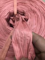 Red tied crab tied mouth Flower express Green plant gardening grass rope Packing baling Aluminum thick and wide rope