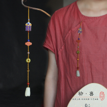 Dani original Yanxi raiders Wei Wei with the same tassel pendant Qing Palace classical jewelry Cheongsam Hanfu accessories