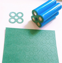 2 Sections 3 Sections 4 Sections 18650 Lithium Battery Highland Barley Paper Insulation Gasket Green Shell Paper Surface Pad 6 Sections 8 Sections Meson Insulation Pad
