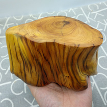 Taihang cliff base red and white material tea tray tea table Jade purple sand pot pad play ornaments root carving wood carving