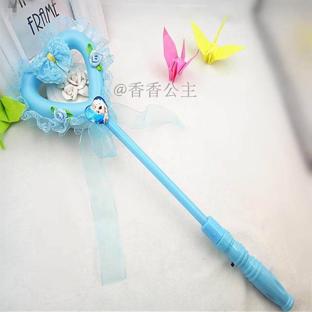 ເດັກນ້ອຍ Magic Wand Lace Fairy Wand Princess Love Cane Magic Fairy Wand ພະນັກງານ Toy Girl ຂອງປະທານແຫ່ງການຂົນສົ່ງຟຣີ