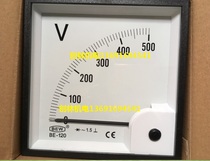 Original Taiwan Teddy BEW voltmeter BE-120 AC500V wide body angle voltmeter Electric cabinet voltmeter