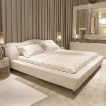 Nordic technology cloth bed light luxury modern simple cloth bed tatami master bed double bed bedroom soft bag bed