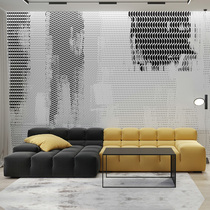 Light luxury ins Wind fabric sofa Nordic simple modern three people creative sofa large and small apartment living room