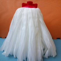 Meiya cloth mop head Household mop head replacement head Cleaning absorbent mop head Round head non-woven fiber cloth mop head