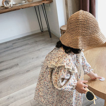 kai Ma girl dress 2021 spring dress autumn children doll dress Princess dress foreign baby floral skirt