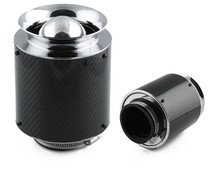 Car modification carbon fiber air filter Carbon fiber mushroom head intake mushroom head air filter 76mm