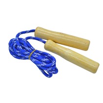 Wooden handle skipping rope Childrens skipping rope pattern skipping rope Fitness skipping rope Adjustable rope length