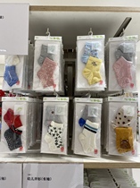 Uniqlo baby toddler socks (2 pairs) 2 pairs of one pack baby toddler toddler socks