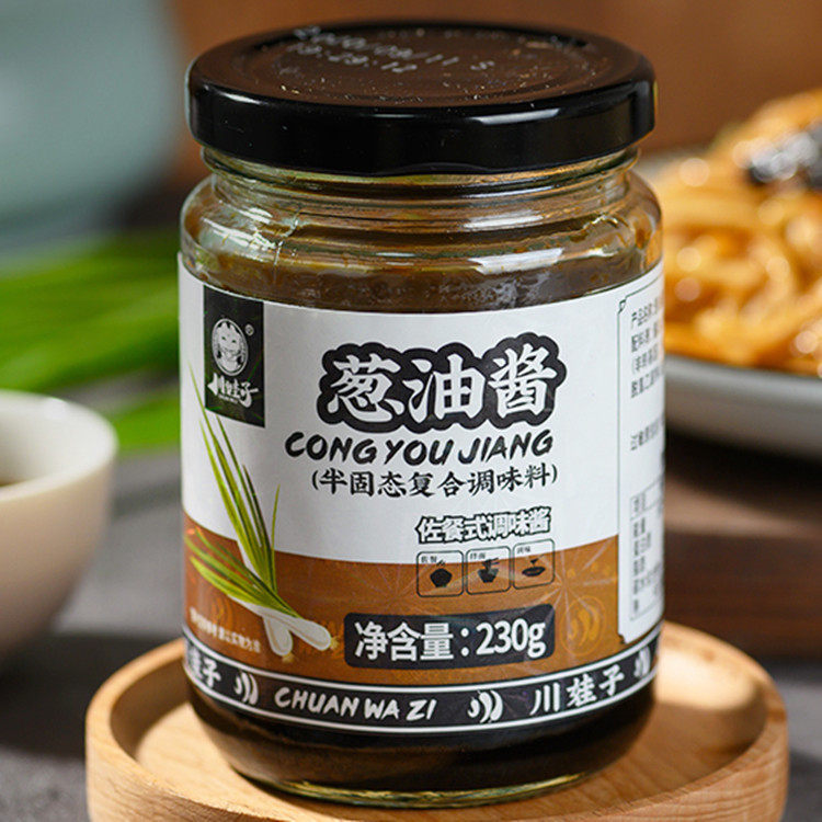 四川川娃子葱油拌面酱230g瓶