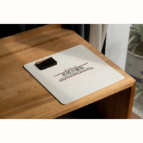 South Mountain Original No Inprint Wind Pole minimalist design Words Comfortable Waterproof Anti Slip Imitation Leather Thin Portable Mouse Mat