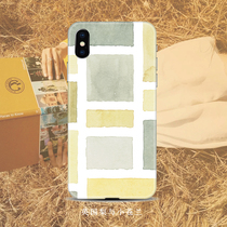 South Mountain Original Zuma Dragon Yellow Collision Color Phone Shell Autumn Iphonex XS Shell Fresh Nordic Wind Perfume
