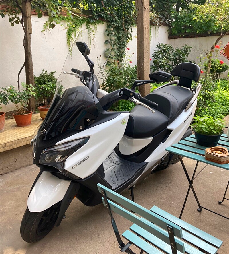 适用于光阳ct250 ct300改装挡风玻璃 加高加大前风挡玻璃无损安装