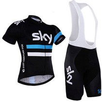 2019 Amazon explosive spot new SKY summer short sleeve mens and womens riding suit outdoor bicycle clothing