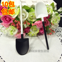 Creative disposable plastic cake spoon potted cake shovel West spoon ice cream spoon dessert spoon 50