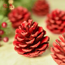 Yijie natural pine cones decoration Local fish scale pine cones Big pine cones diy materials Christmas decorations props