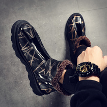 Big cotton shoes men 2021 New lazy men men winter northeast thick snow cotton boots Winter Men shoes plus velvet warm high