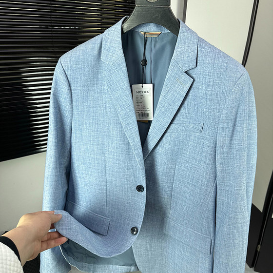 Talented style ~ Light blue casual single blazer business casual casual suit top brand men's clothing spring C70
Talented style ~ Light blue casual single blazer business casual casual suit top brand men's clothing spring C70
