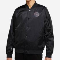 Nike Mens 21 Autumn Paris Saint-Germain Warm Stand Collar Jacket Sports Leisure Cotton Clothing CV3289-010