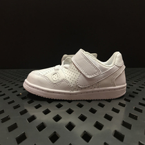 Nike childrens shoes Children Spring and Autumn Velcro Sports Leisure board shoes small white shoes non-slip 615150 870029