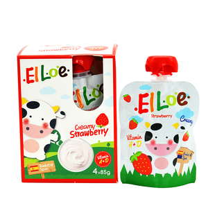 西班牙进口艾乐洛咿常温酸奶吸吸乐宝宝无零食儿童酸酸乳添加