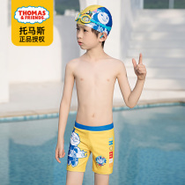 Childrens swimming trunks boys Thomas swimsuit cartoon quick-drying swimsuit small middle and big children swimming equipment baby swimsuit