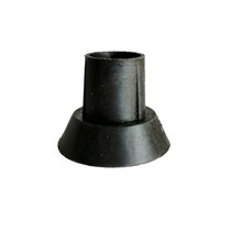 Aluminum mold support tube rubber cup plastic sleeve plug wall tube construction water stop 25mm cone tube rubber plug matching