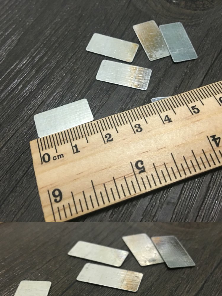 特价 长方形铁片 无磁性 镀锌板材质包装盒铁片 薄铁皮 20*10*0.