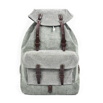 Beiping tailor 1954 Swiss mandarin duck color small pepper salt old shoulder bag lightweight canvas bag mountaineering commuting retro