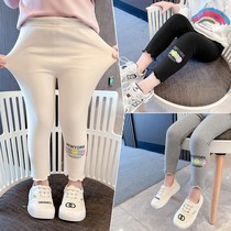 Childrens clothing girls leggings spring and autumn children wear trousers baby autumn clothes 2021 new foreign air elastic pants