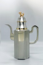 Tin pot handmade tin wine pot wedding dowry worship god wine pot brand new handmade tin ware ancestral tin wine pot Chaoshan