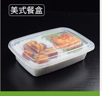 Disposable American rectangular lunch box packing take-out thickened napkin chopsticks paper edge Urumqi Xinjiang