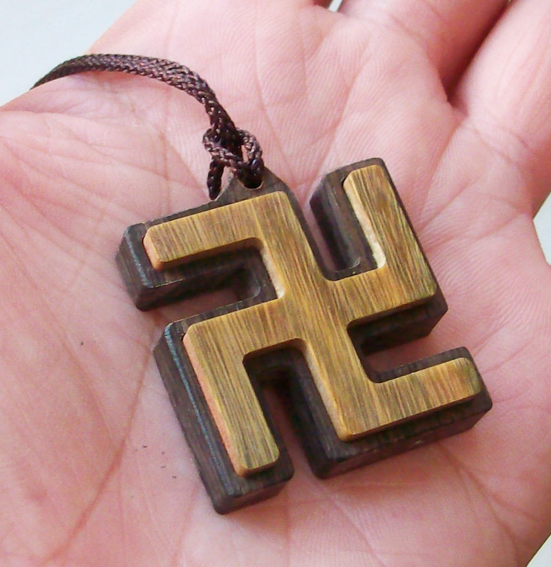 绿檀木 红檀木 万字符项链吊坠 钥匙扣 招财辟邪化小人保平安