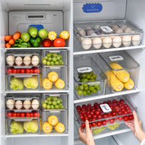 Refrigerator storage box dumpling box egg box can be superimposed on fruits and vegetables refrigerated frozen meat storage box storage box