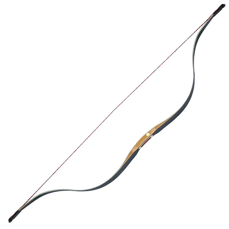 汉长梢传统反曲弓箭古代仿古复古木质射箭套装射击运动速射层压弓