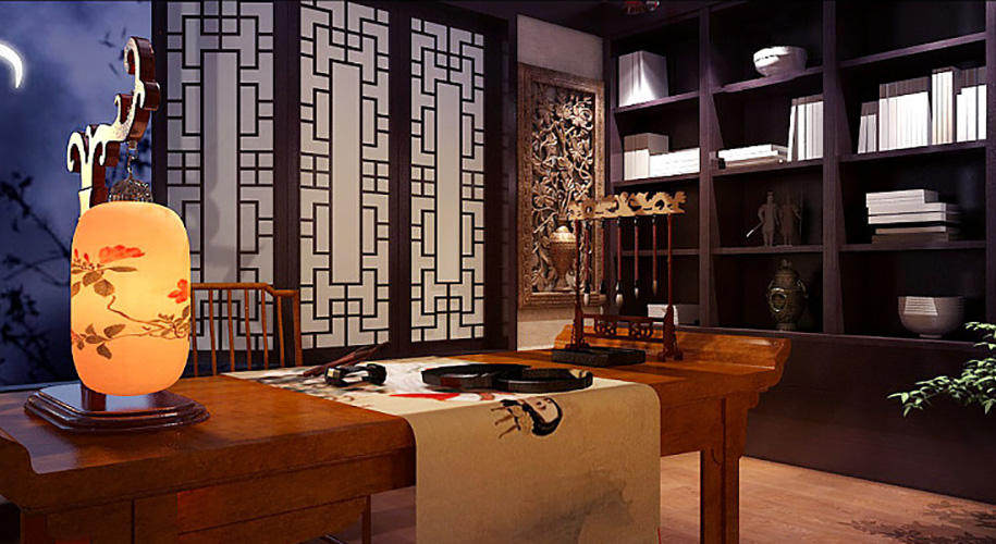 那么一个古风古韵,满室书香的书房的标配是怎样的呢?