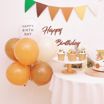 Birthday table Table Floating Balloons Arranged Picnic Party Baby Scenes Bracket Banter Children Spring Tour Decorations