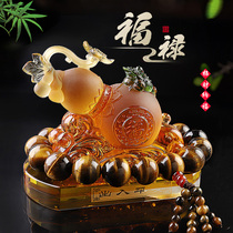 Car accessories car ornaments high-end glass gourd lucky and safe glass car perfume seat car aromatherapy