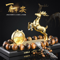 Car decoration Car perfume seat type all the way to fortune deer safety car high-end car jewelry decoration male fb