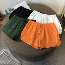 2021 summer new high-waisted shorts women thin sports casual hot pants ins loose beach versatile pants
