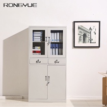 Shanghai Rongyou office furniture office filing cabinet equipment cabinet with lock file cabinet filing cabinet iron cabinet filing cabinet